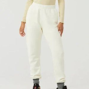 Outdoor Voices Nimbus Sweatpants in Vanilla